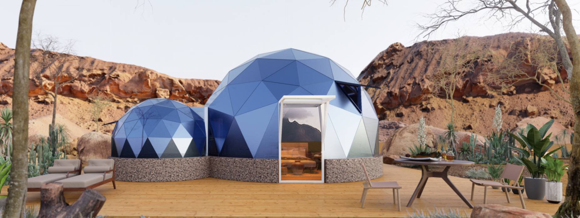 碌曲县球形智能光伏玻璃星空房